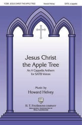 Jesus Christ the Apple Tree SATB choral sheet music cover